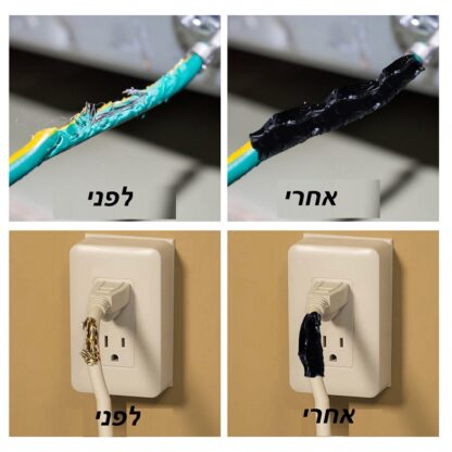 ⁦בידוד נוזלי לתיקון גומי גמיש חוט חשמלי כבל או כיסוי⁩ – תמונה ⁦5⁩